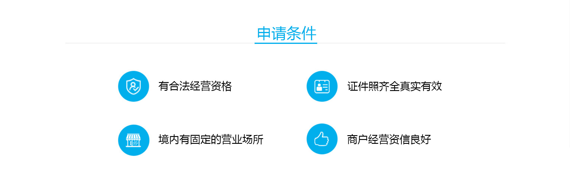 申请条件